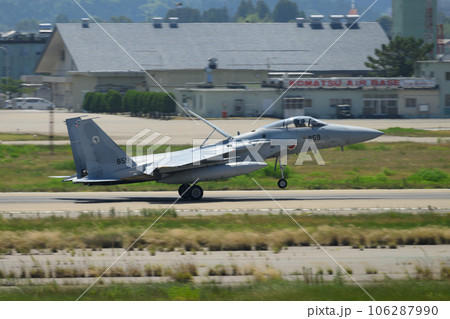 航空自衛隊第303飛行隊F-15イーグル着陸 106287990