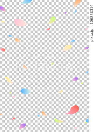 Background material_Flower snowstorm_Colorful 106288314