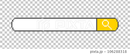 搜索bar_pixel圖片(黃色) 搜索bar_pixel圖片(黃色) 106288318