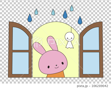 雨とてるてる坊主 106289042
