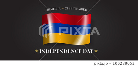 Armenia happy independence day greeting card, banner with template text vector illustration Armenia happy independence day greeting card, banner with template text vector illustration 106289053