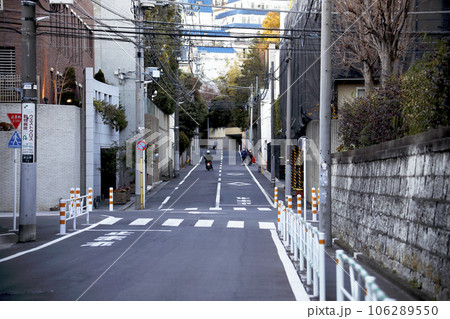 渋谷区鉢山町辺りの住宅街、道路 渋谷区鉢山町辺りの住宅街、道路 106289550