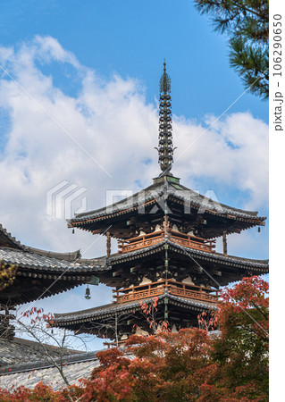 奈良県　法隆寺　五重塔　世界文化遺産 106290650