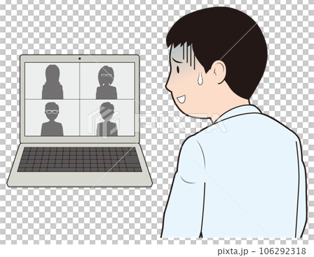 一個在網絡會議上不耐煩的人 106292318
