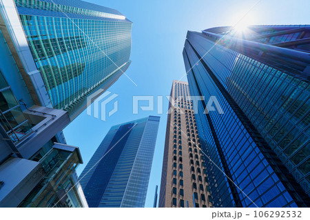 汐留のビジネス街 106292532