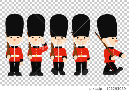 イギリスの近衛兵 おもちゃの兵隊セット 106293089