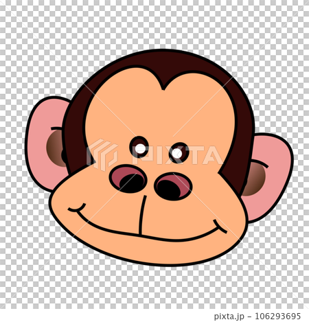 サルの顔のイラスト 106293695