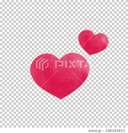 watercolor heart on white background watercolor heart on white background 106293833