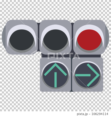 Traffic light illustration material vector Traffic light illustration material vector 106294114