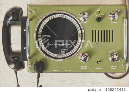 Antique maritime radio telephone in Esbjerg Denmark Antique maritime radio telephone in Esbjerg Denmark 106295438