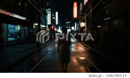女性の夜の一人歩きは危険