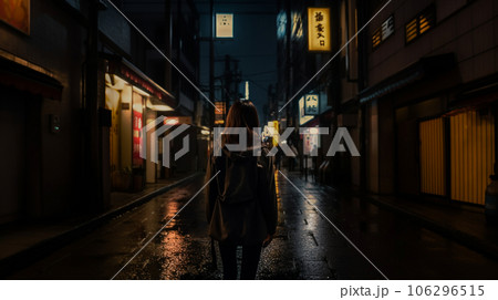 女性の夜の一人歩きは危険