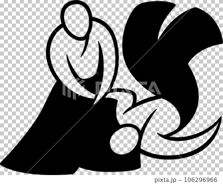 Aikido black and white minimal logo Aikido black and white minimal logo 106296966