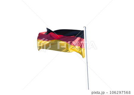 the german flag waving 106297568