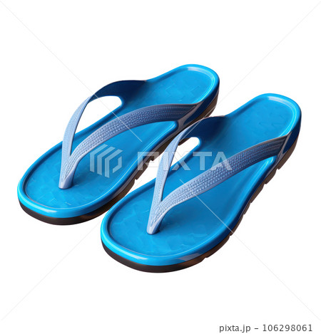 Vivid flip flops isolated 106298061