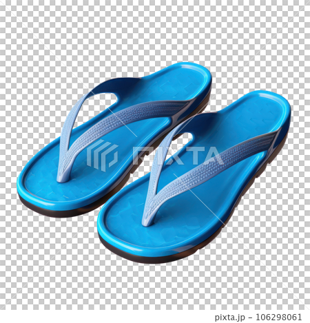Vivid flip flops isolated 106298061