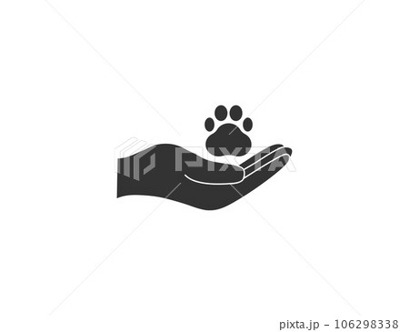 Animal care, charity icon. Vector illustration. 106298338