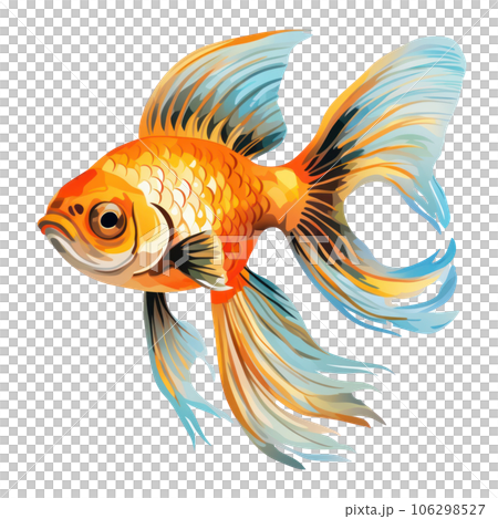 Vivid fish isolated 106298527