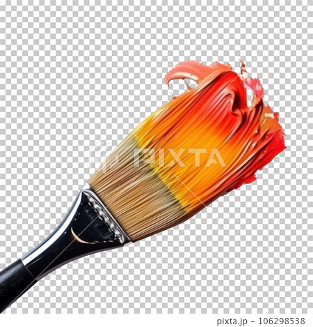 Wide brush isolated 106298538