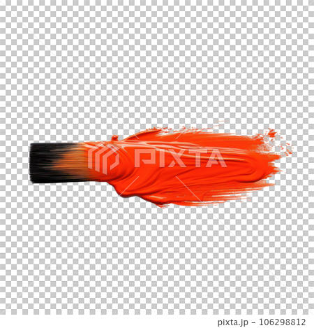 Wide brush isolated 106298812