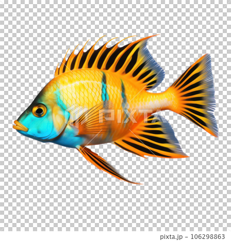 Vivid fish isolated Vivid fish isolated 106298863