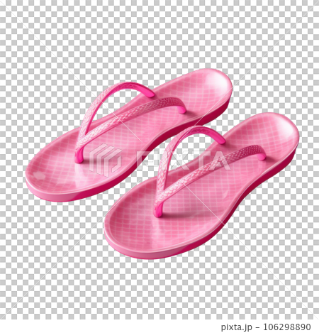 Vivid flip flops isolated Vivid flip flops isolated 106298890