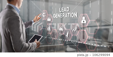 Lead Generation. Finding and identifying customers for your business products or services 106299094