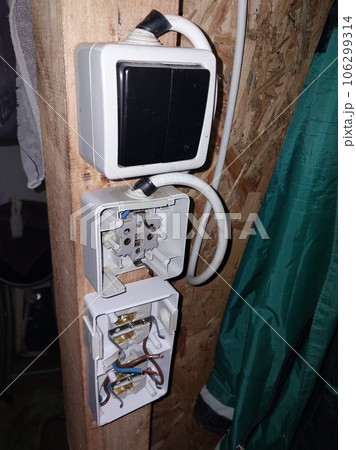 Connecting electricity to power outlets Connecting electricity to power outlets 106299314