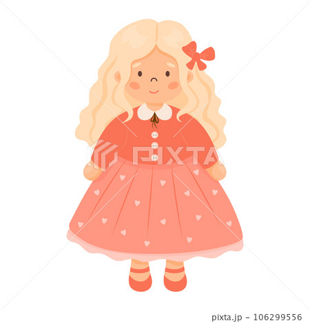 beautiful doll cartoon