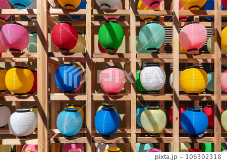 別小江神社の提灯飾り・名古屋市 別小江神社の提灯飾り・名古屋市 106302318