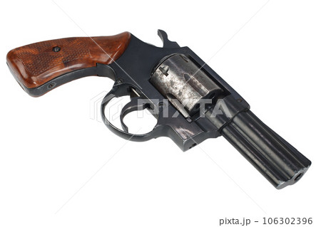 Revolver isolated on white 106302396