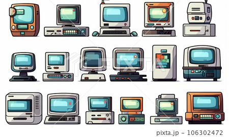 各種パソコン（PC)のアイコンのリファレンスシート