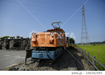 黒部トロッコ列車　トロッコ電車　黒部市　富山県　富山の風景　田園　列車　乗り物　車両 106302895