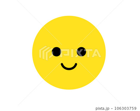 シンプルなニコちゃんマーク シンプルなニコちゃんマーク 106303759