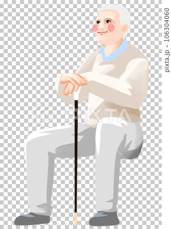 座っているシニア 座っているシニア 106304060