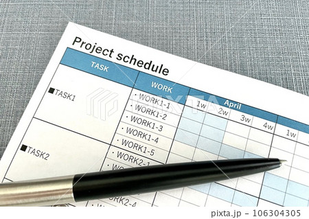 プロジェクトのスケジュールを確認する 106304305