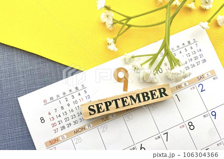 9月のスケジュール管理　予定を立てる 106304366