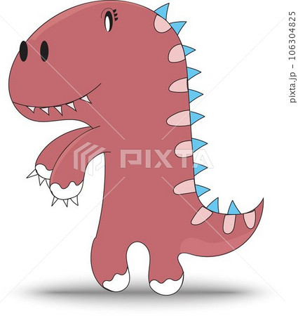 Cute dinosaur cartoon character illustration, Cute and funny small dinosaurs smiling, animal, funny, Cute dinosaur.Funny cartoon animail Cute dinosaur cartoon character illustration, Cute and funny small dinosaurs smiling, animal, funny, Cute dinosaur.Funny cartoon animail 106304825