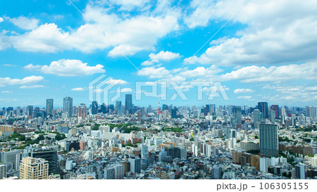都市風景 青空 都市風景 青空 106305155