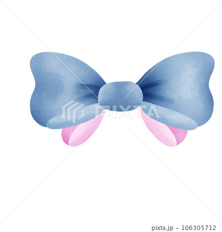 purple bow on a white background 106305712
