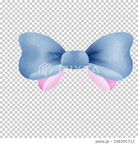 purple bow on a white background 106305712