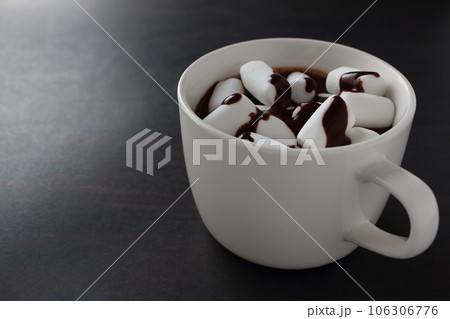 マシュマロとホットチョコレート チョコレートドリンク マシュマロとホットチョコレート チョコレートドリンク 106306776