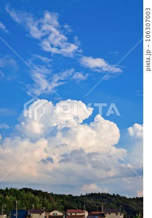 夕方に発生した積乱雲 106307003