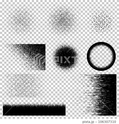 Vector illustration set of grainy gradients (overlay textures) Vector illustration set of grainy gradients (overlay textures) 106307310