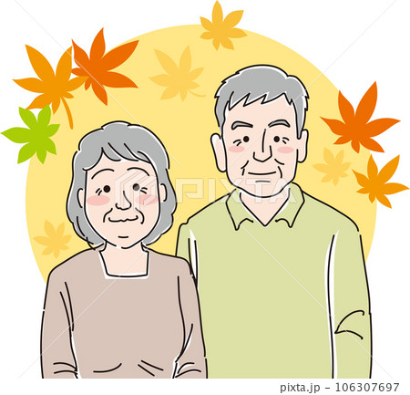 敬老の日_人物_おじいちゃんおばあちゃん 106307697