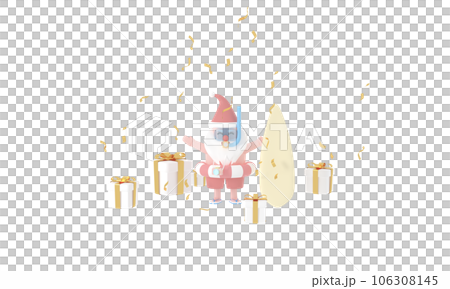 PNG summer with a cute 3D rendering Santa Claus in a diving suit, capturing the pastel magic of holiday surf travel. Enjoy a special offer on Shopping Day and celebrate the season with joy and charm. PNG summer with a cute 3D rendering Santa Claus in a diving suit, capturing the pastel magic of holiday surf travel. Enjoy a special offer on Shopping Day and celebrate the season with joy and charm. 106308145