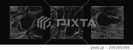 Torn plastic vinyl texture for cd album wrap bag 106308366