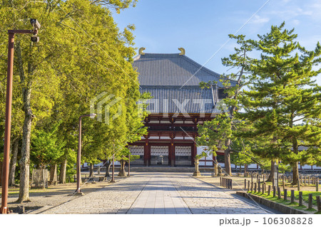 奈良 東大寺南大門から中門までの参道 奈良 東大寺南大門から中門までの参道 106308828
