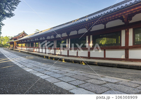 東大寺大仏殿 東楽門 回廊 東大寺大仏殿 東楽門 回廊 106308909