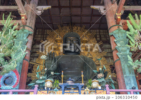 奈良の大仏　東大寺　大仏尊像 106310450